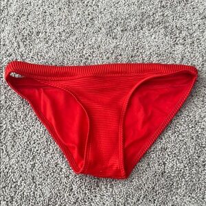 Vibrant Red/Orange Bikini Bottom